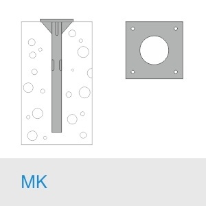 Фундамент МК 1700(1500)+М64×2000/20